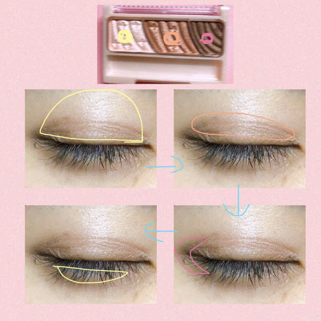 ヒロインメイク クイックアイライナーNのクチコミ「みつけてくれてありがとうございます🌷

今日は、#CEZANNEの #トーンアップアイシャドウ.....」（3枚目）