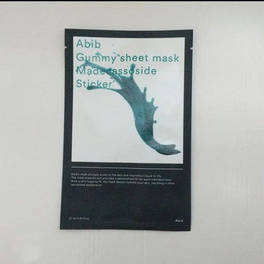ガムシートマスクパック マデカソサイドステッカー/Abib /シートマスク・パックを使ったクチコミ（1枚目）