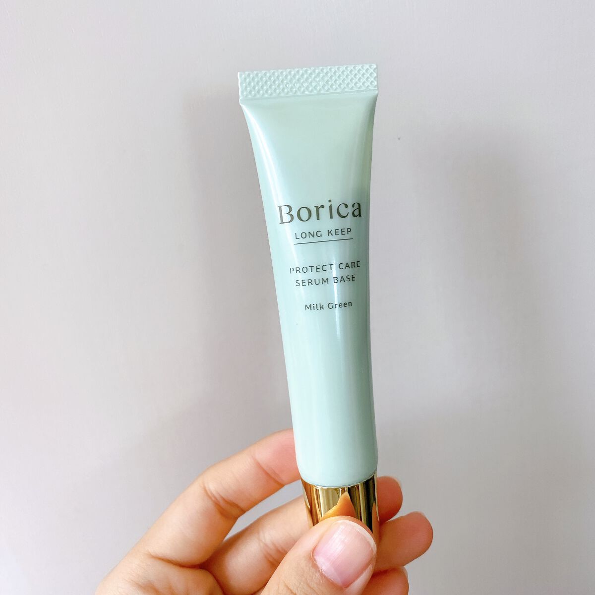 くずれ防止 美容液ケアベース ミルクグリーン SPF30 PA++/Borica/化粧下地を使ったクチコミ(1枚目)