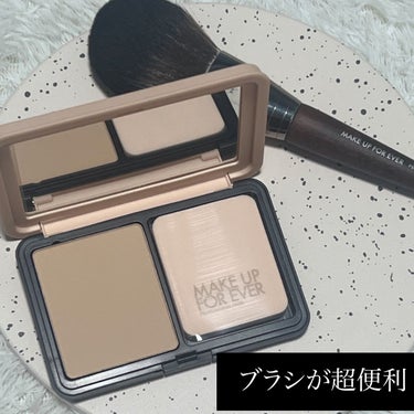 HDスキン マットベルベットコンパクト 1Y04（リフィル）/MAKE UP FOR EVER/パウダーファンデーションを使ったクチコミ（2枚目）