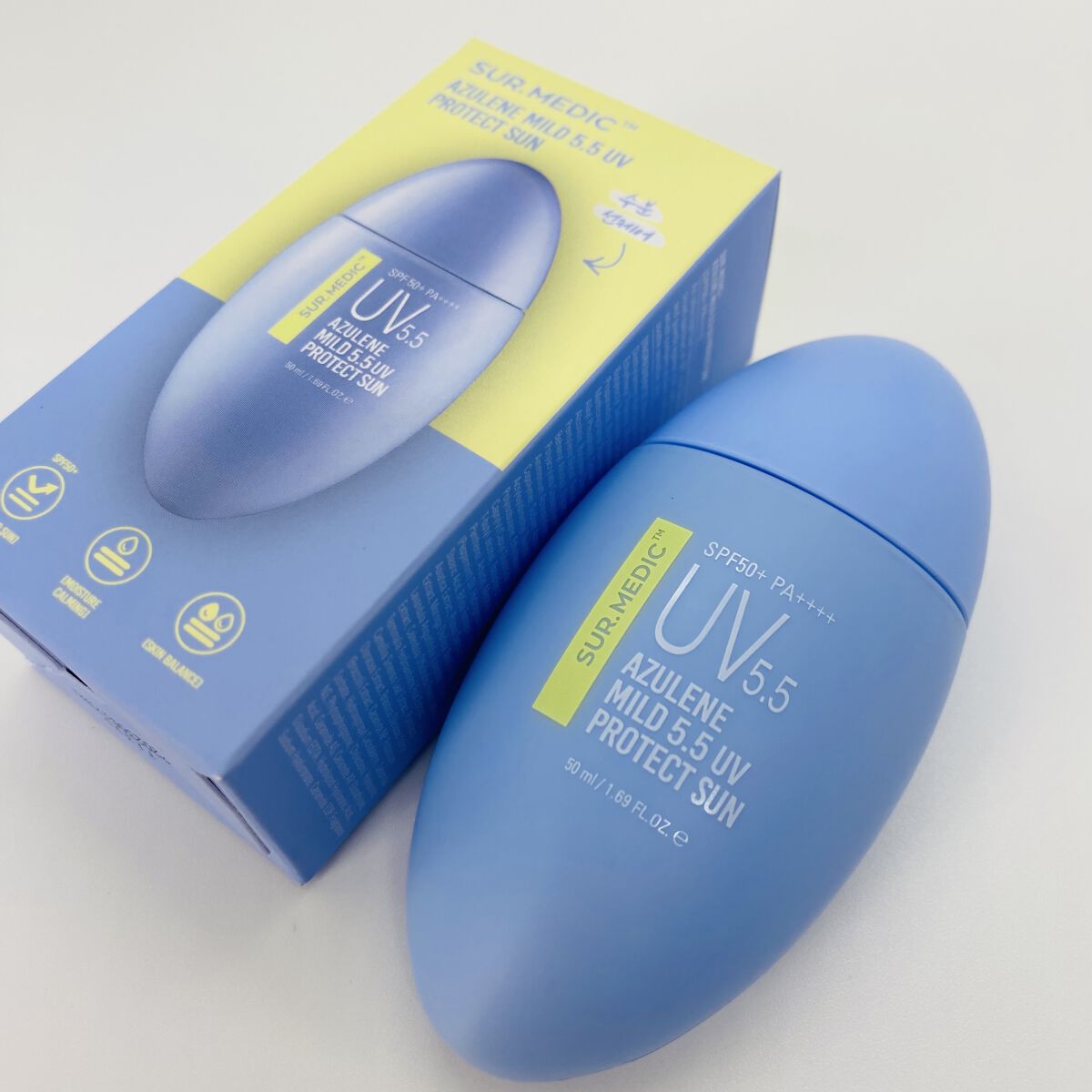 アズレンマイルド5.5 UV プロテクトサン/SUR.MEDIC/日焼け止めクリームを使ったクチコミ（2枚目）