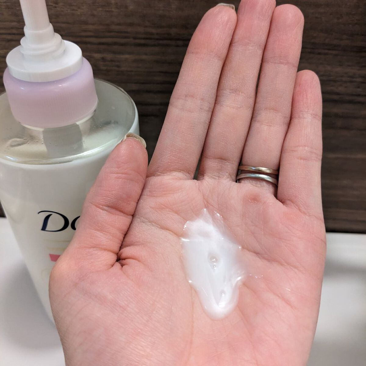 ボディウォッシュ 発酵＆ビューティーシリーズ ツヤ＆透明感/ダヴ/ボディソープを使ったクチコミ（2枚目）