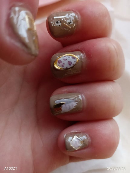 gene TOKYO ネイル/DAISO/マニキュアを使ったクチコミ(3枚目)