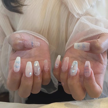 Iuna. Mizuki on LIPS 「.お持ち込みdesign参考に🤍#nail#nailstagr..」（1枚目）