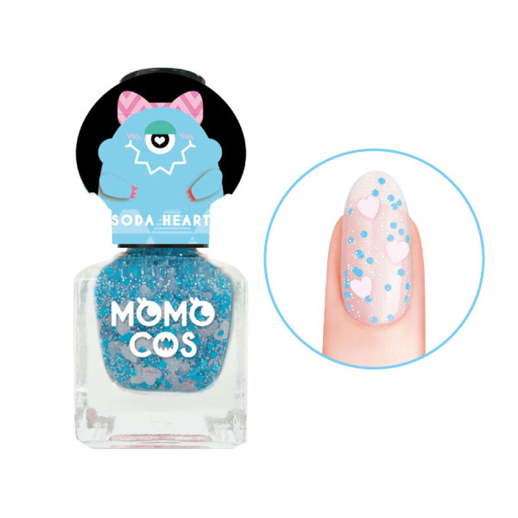 BWモモコス はがせるマニキュア ソーダハート