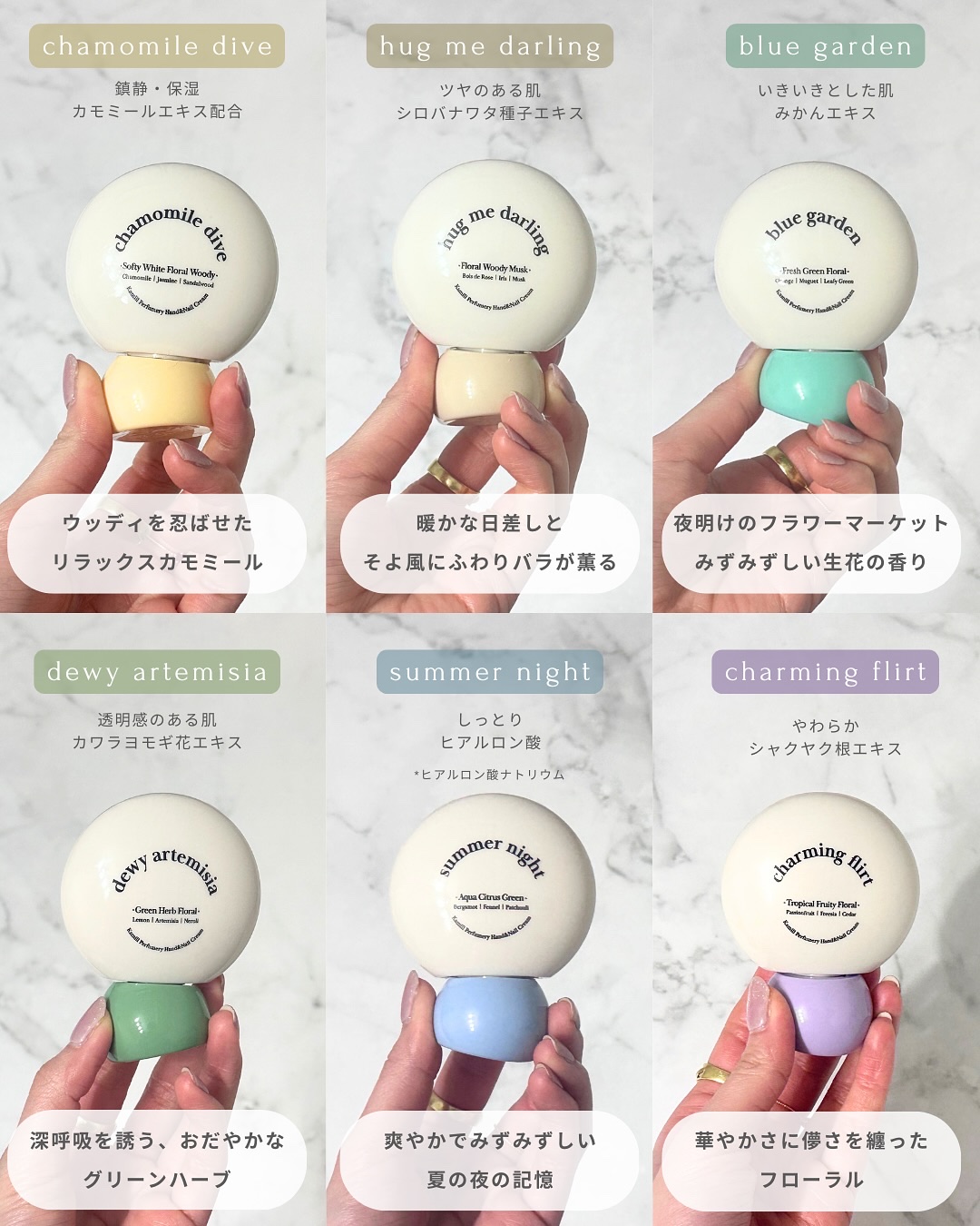 パフューマリー ハンド＆ネイルクリーム デューイアルテミシア 50ml/カミール/ハンドクリームを使ったクチコミ（3枚目）