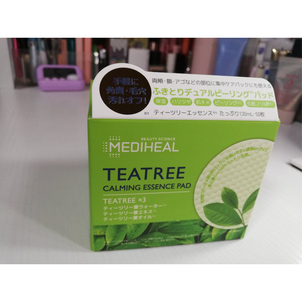 ティーツリーカーミングエッセンスパッド/MEDIHEAL/トナーパッドを使ったクチコミ(5枚目)