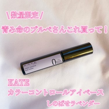 KATE カラーコントロールアイベースのクチコミ「青み命のブルベさん早く買って！！！

KATE
カラーコントロールアイベース EX-1 しのば.....」（1枚目）