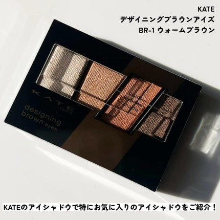 デザイニングブラウンアイズ/KATE/アイシャドウパレットを使ったクチコミ(2枚目)
