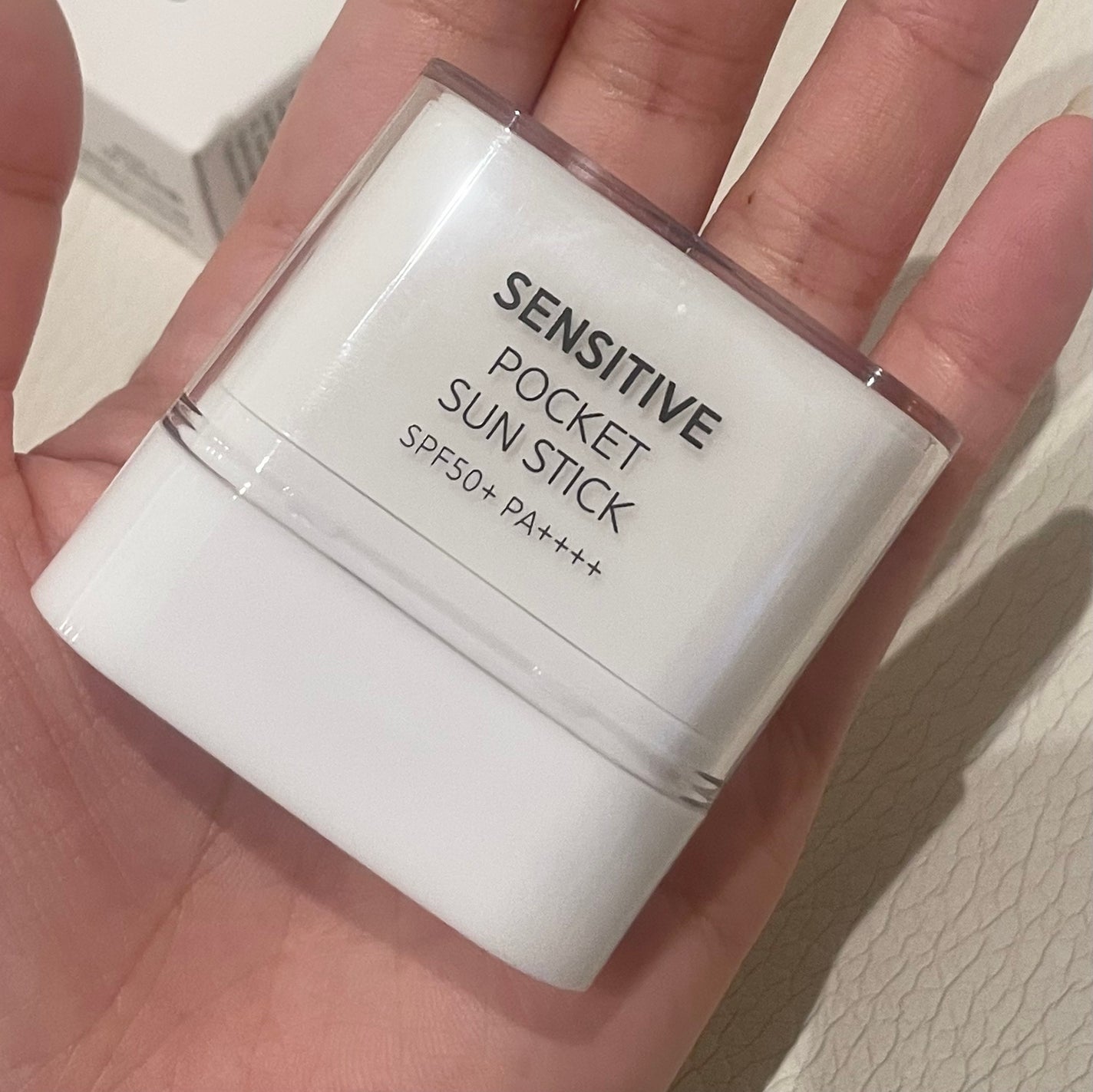 センシティブポケットサンスティック/SAM'U/日焼け止めスティックを使ったクチコミ(4枚目)