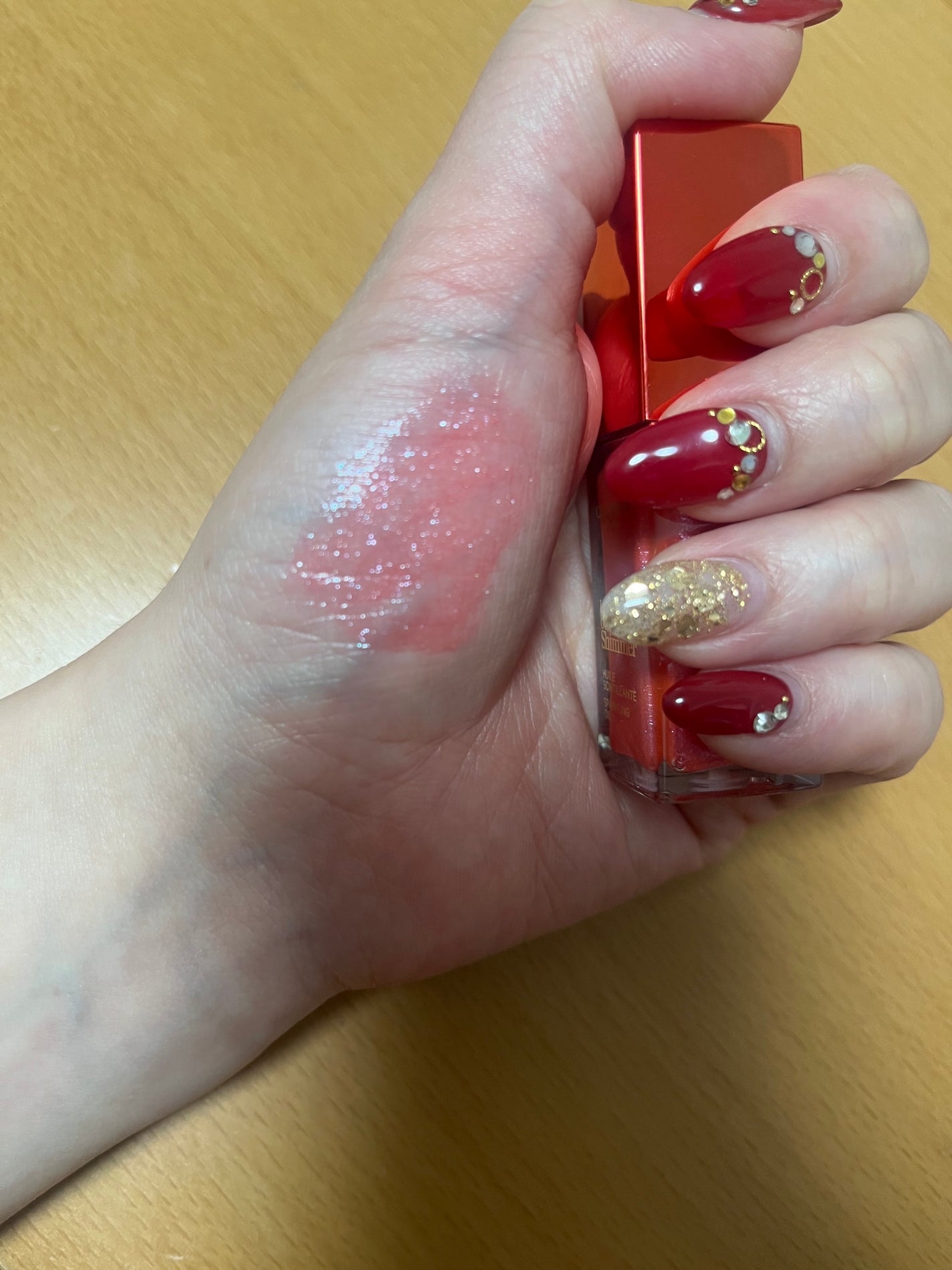 コンフォート リップオイル シマー/CLARINS/リップグロスを使ったクチコミ(3枚目)