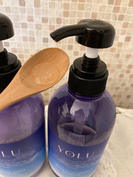 カームナイトリペアシャンプー/トリートメント/YOLU/市販シャンプーを使ったクチコミ(2枚目)