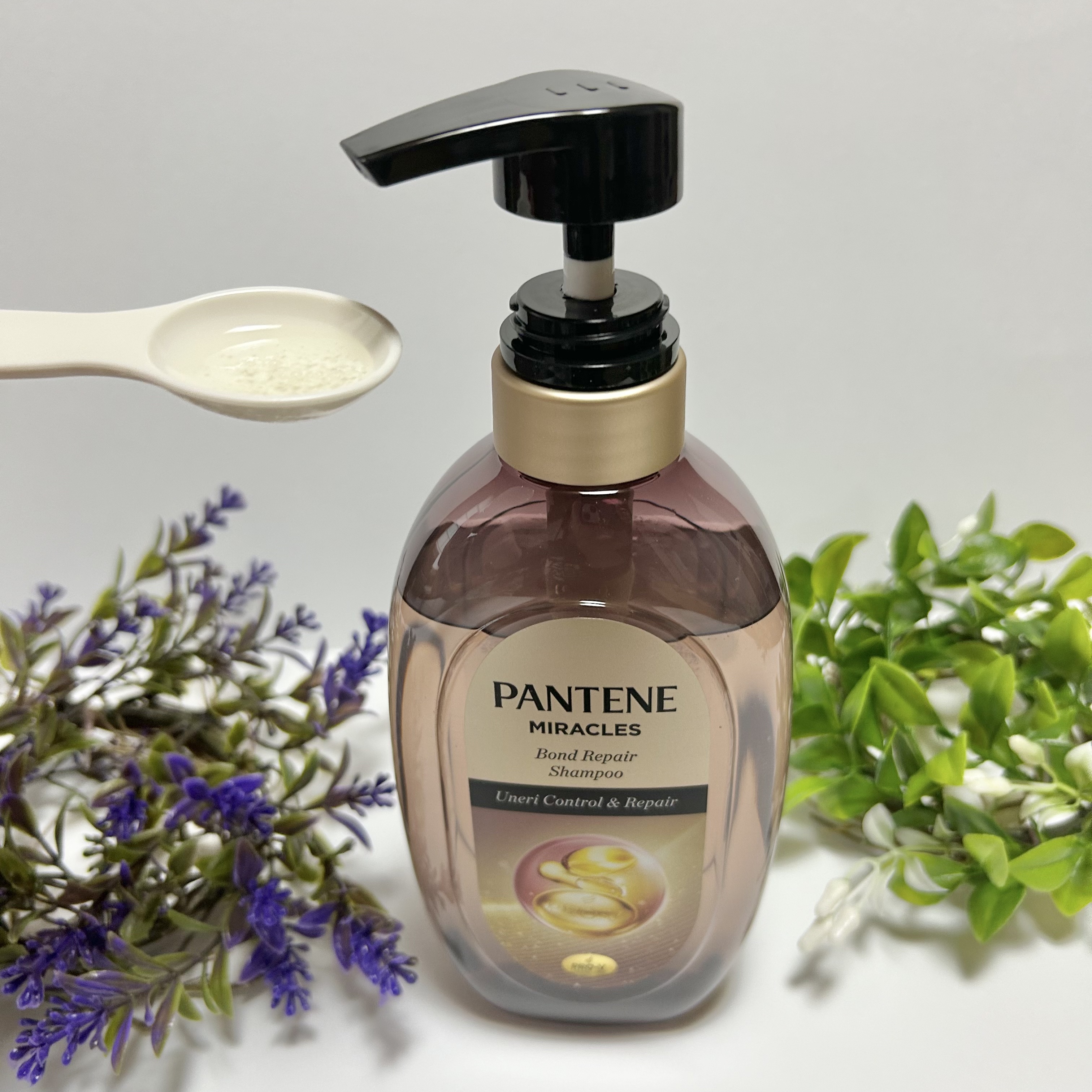 ミラクルズ うねりコントロール&リペア ボンドリペア シャンプー/トリートメント/パンテーン/市販シャンプーを使ったクチコミ（2枚目）