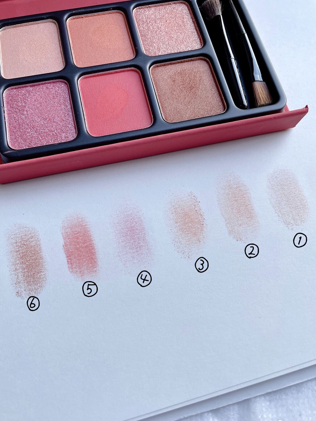 アイカラーパレット/heme/アイシャドウパレットを使ったクチコミ（3枚目）