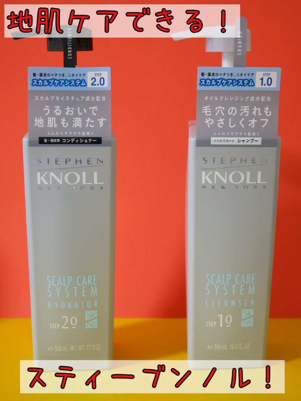 スカルプケアシステム クレンザー/ハイドレーター/スティーブンノル ニューヨーク/市販シャンプーを使ったクチコミ(1枚目)