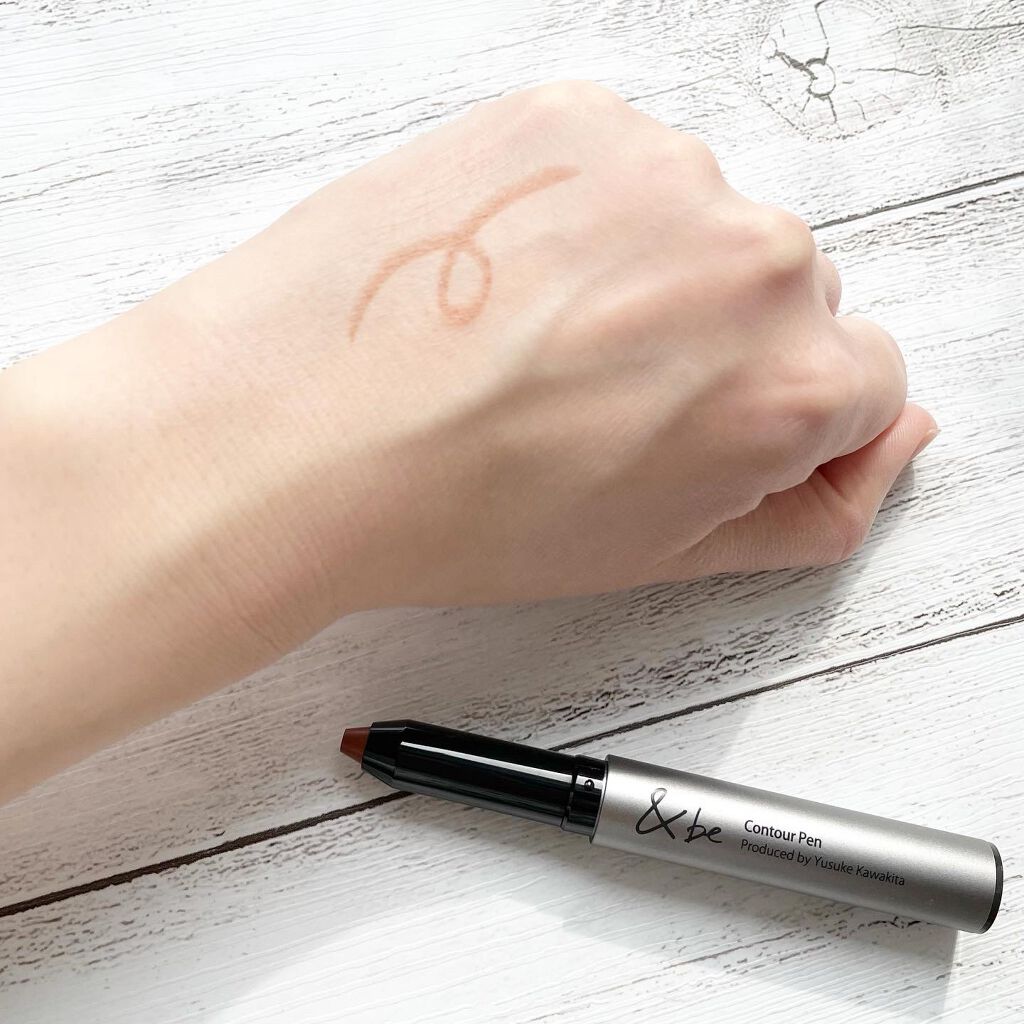 &be コントゥアペン/&be/シェーディングを使ったクチコミ(3枚目)