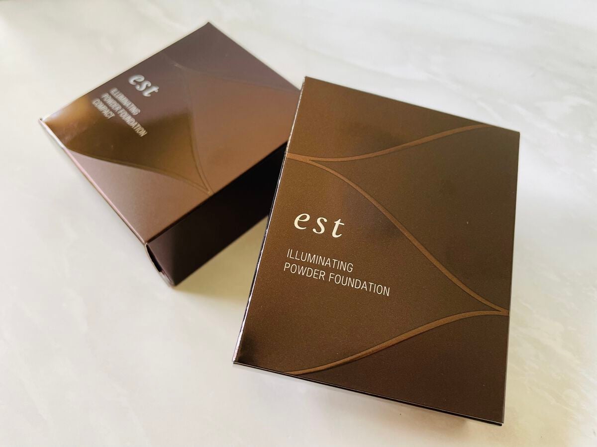 イルミネーティング パウダーファンデーション/est/パウダーファンデーションを使ったクチコミ(5枚目)