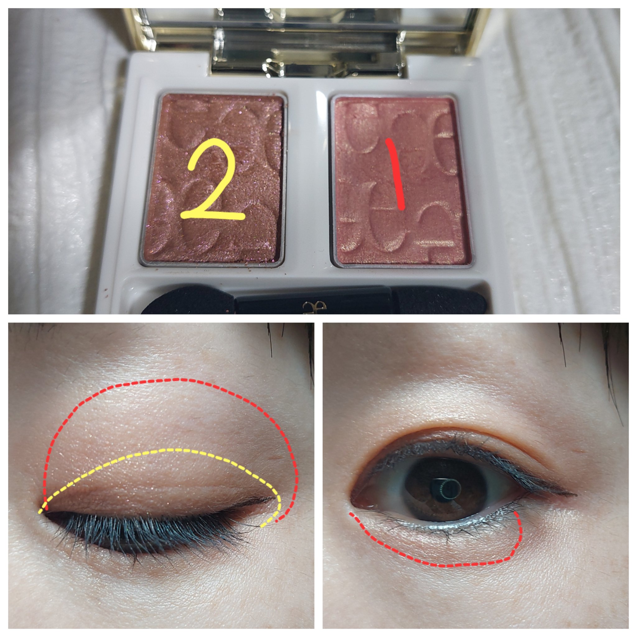 エレガンス エタンセル アルモニーアイズ/Elégance/アイシャドウパレットを使ったクチコミ（3枚目）