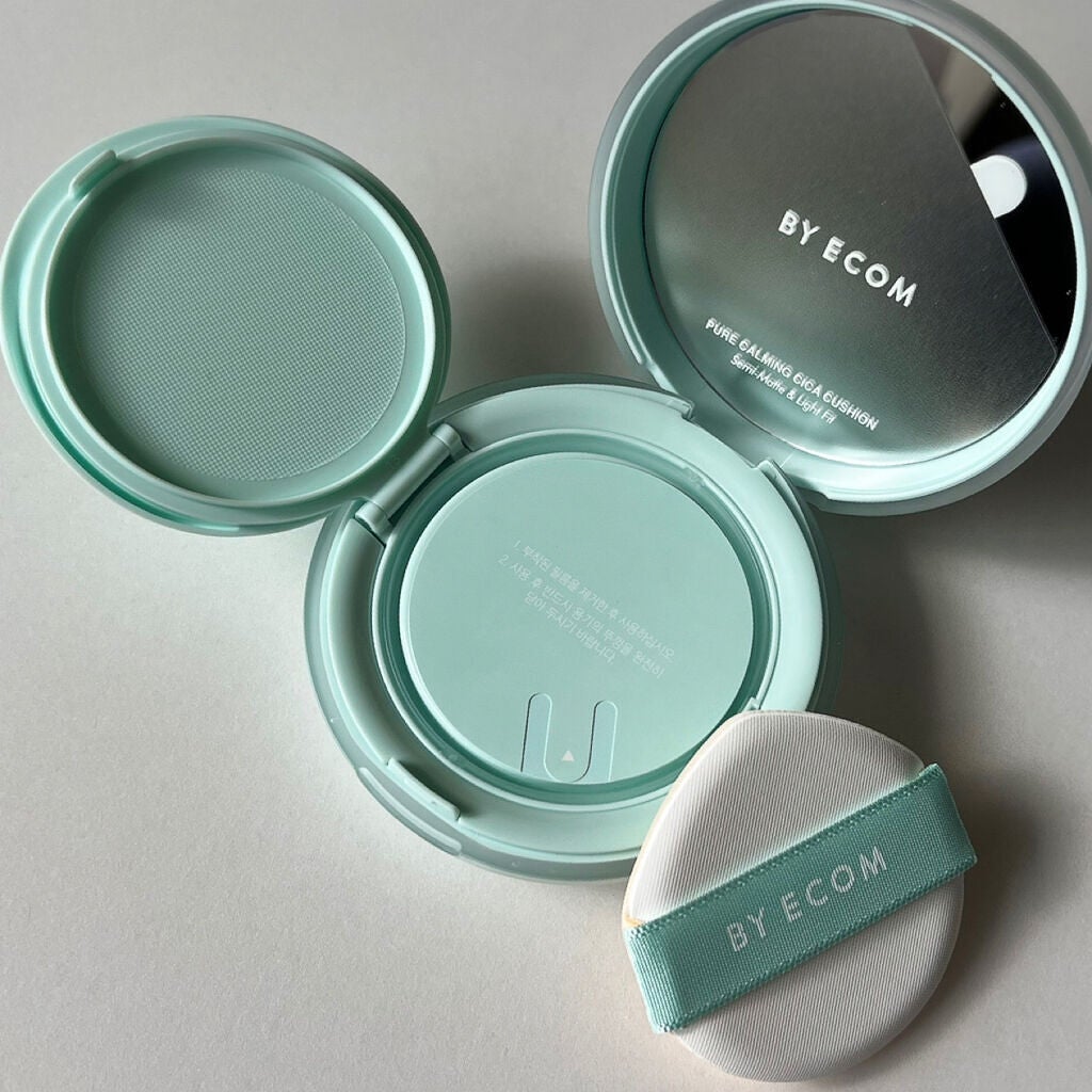 ピュアカーミングシカ クッションファンデーション/BY ECOM/クッションファンデーションを使ったクチコミ(4枚目)