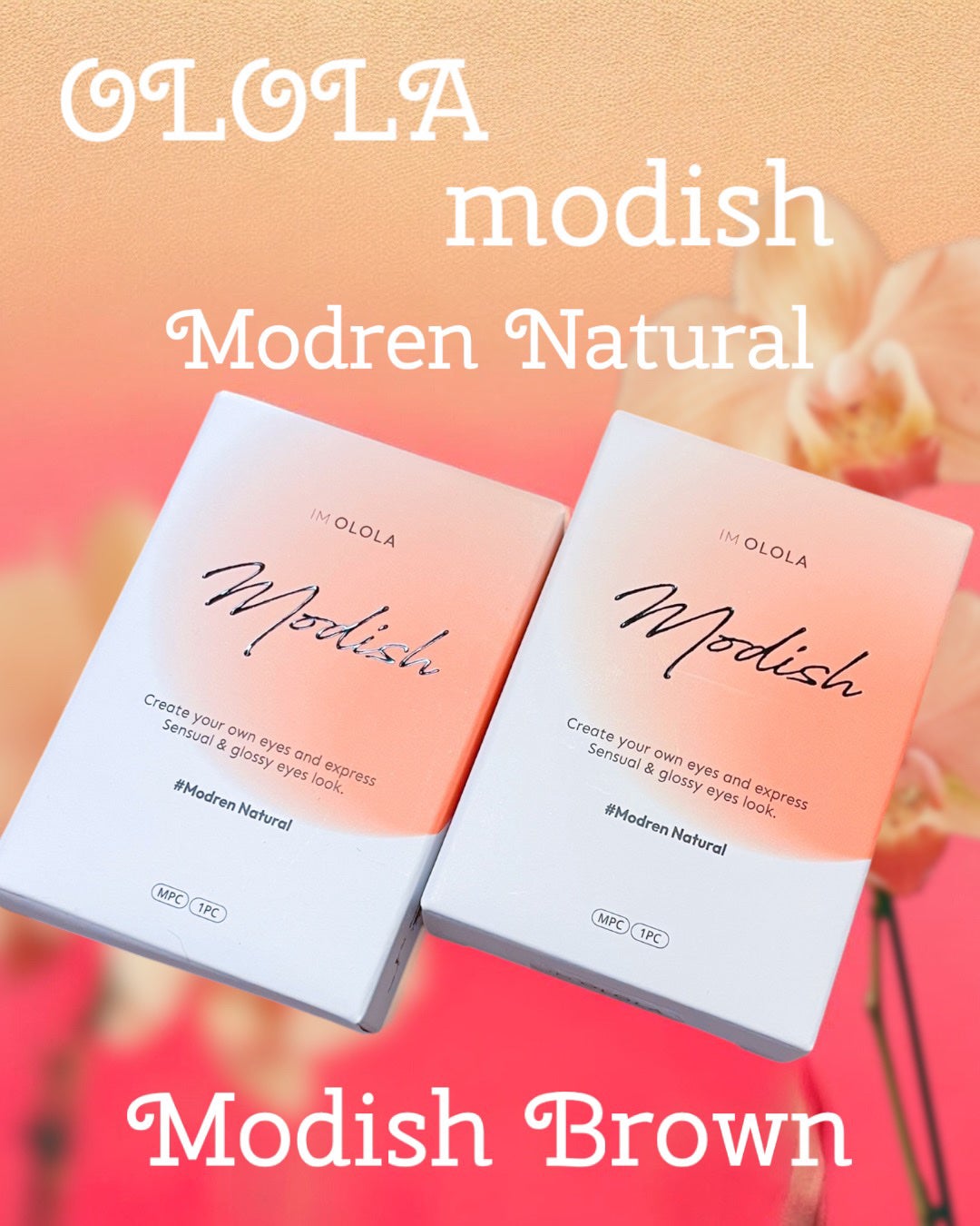 モディッシュ(Modish)マンスリー/OLOLA/1ヶ月(1MONTH)カラコンを使ったクチコミ(1枚目)
