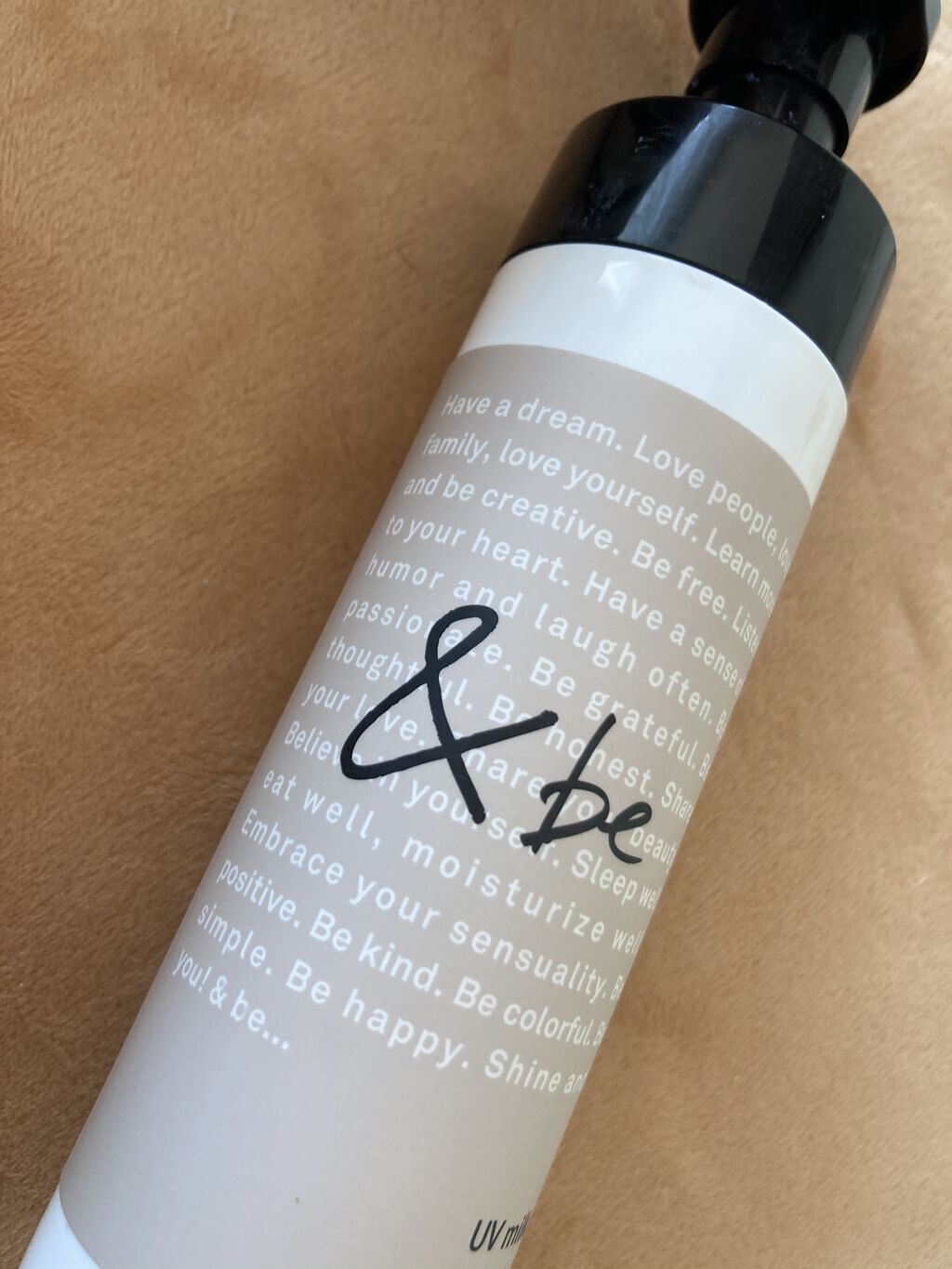 UVミルク/＆be/日焼け止め・UVケアを使ったクチコミ（1枚目）