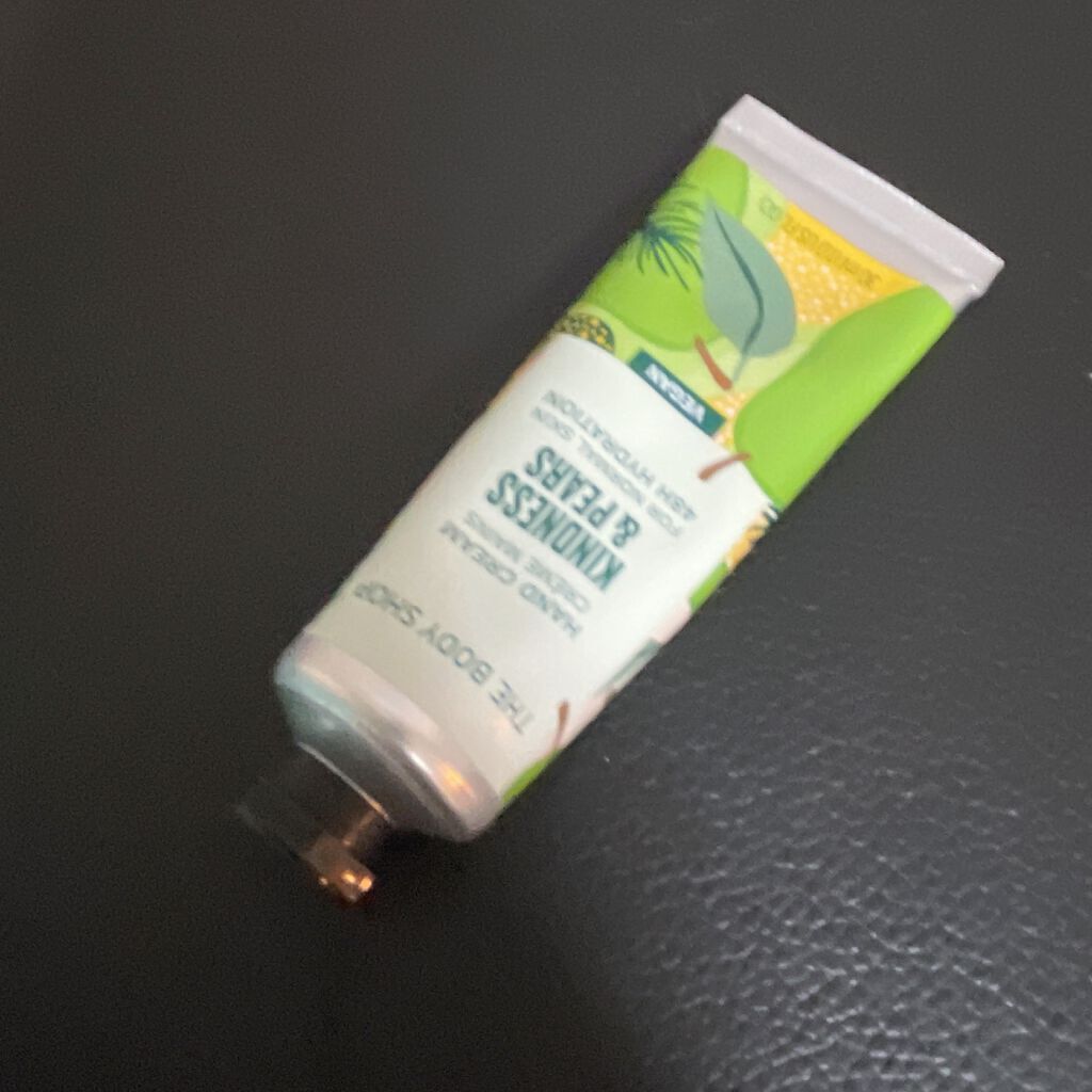 ハンドクリーム ペア/THE BODY SHOP/ハンドクリームを使ったクチコミ（1枚目）