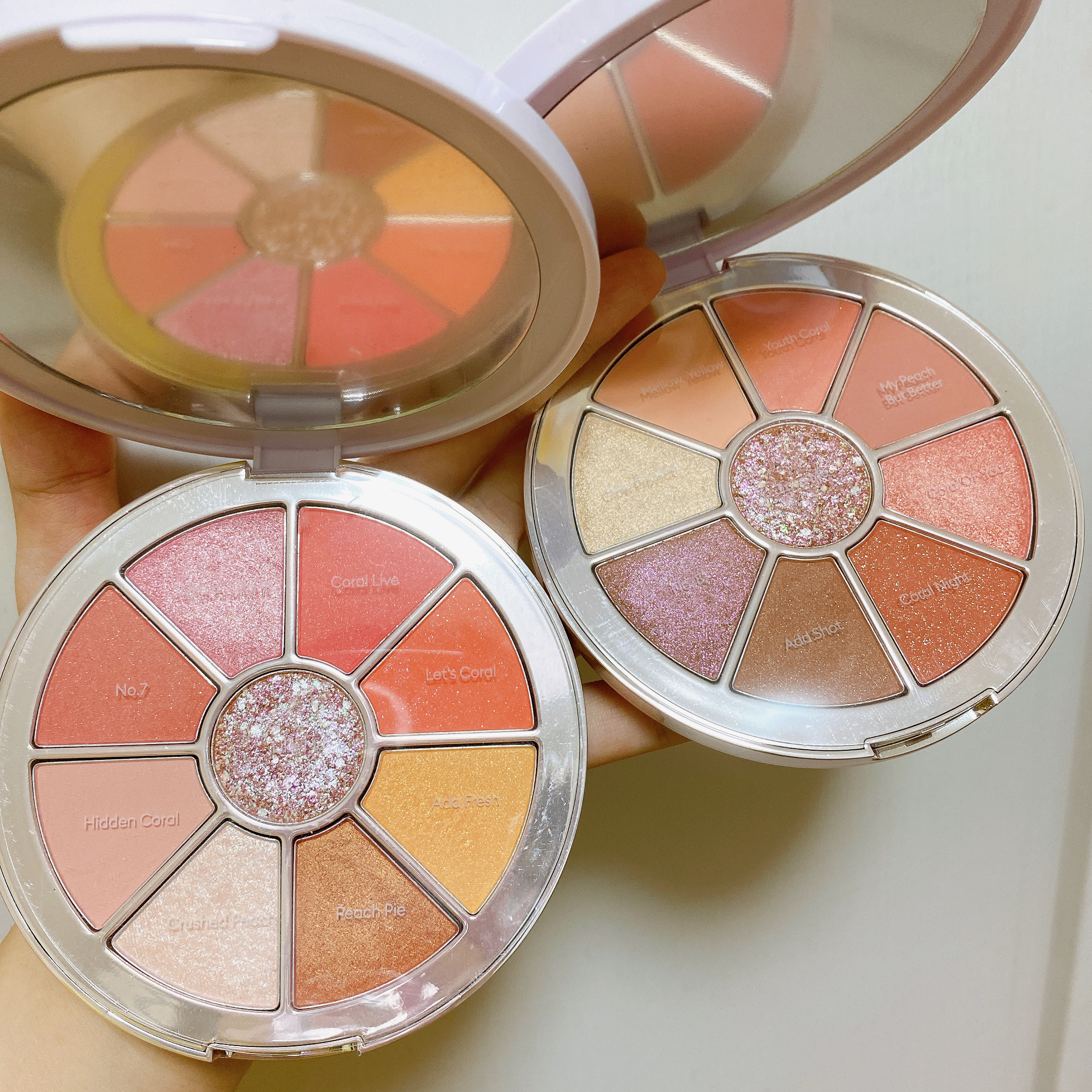 グロウエディションカラーフィルターシャドウパレット/MISSHA/アイシャドウパレットを使ったクチコミ（2枚目）