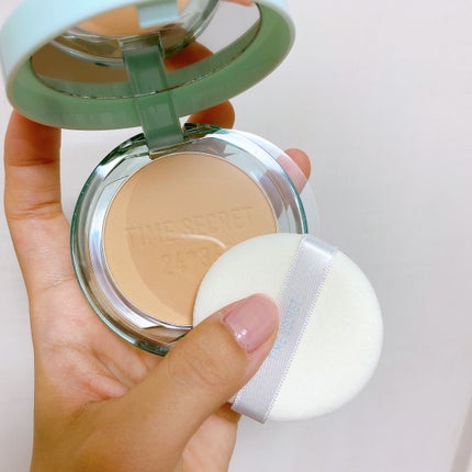 ミネラル プレストパウダー クールR/TIME SECRET/プレストパウダーを使ったクチコミ(2枚目)