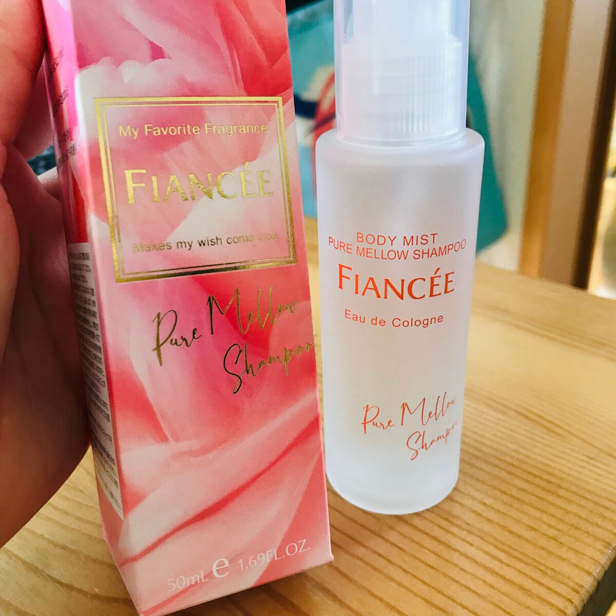 ボディミスト ピュアメロウシャンプー /フィアンセ/香水(レディース)を使ったクチコミ(1枚目)