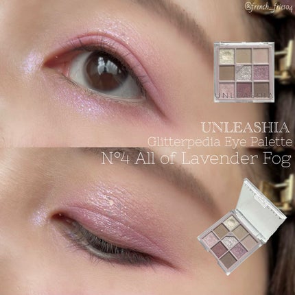 グリッターペディアアイパレット/unleashia/アイシャドウパレットを使ったクチコミ(1枚目)