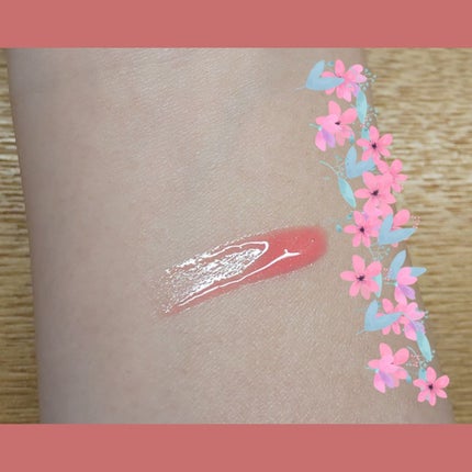 Blooming Kitty リップグロス/DAISO/リップグロスを使ったクチコミ(3枚目)