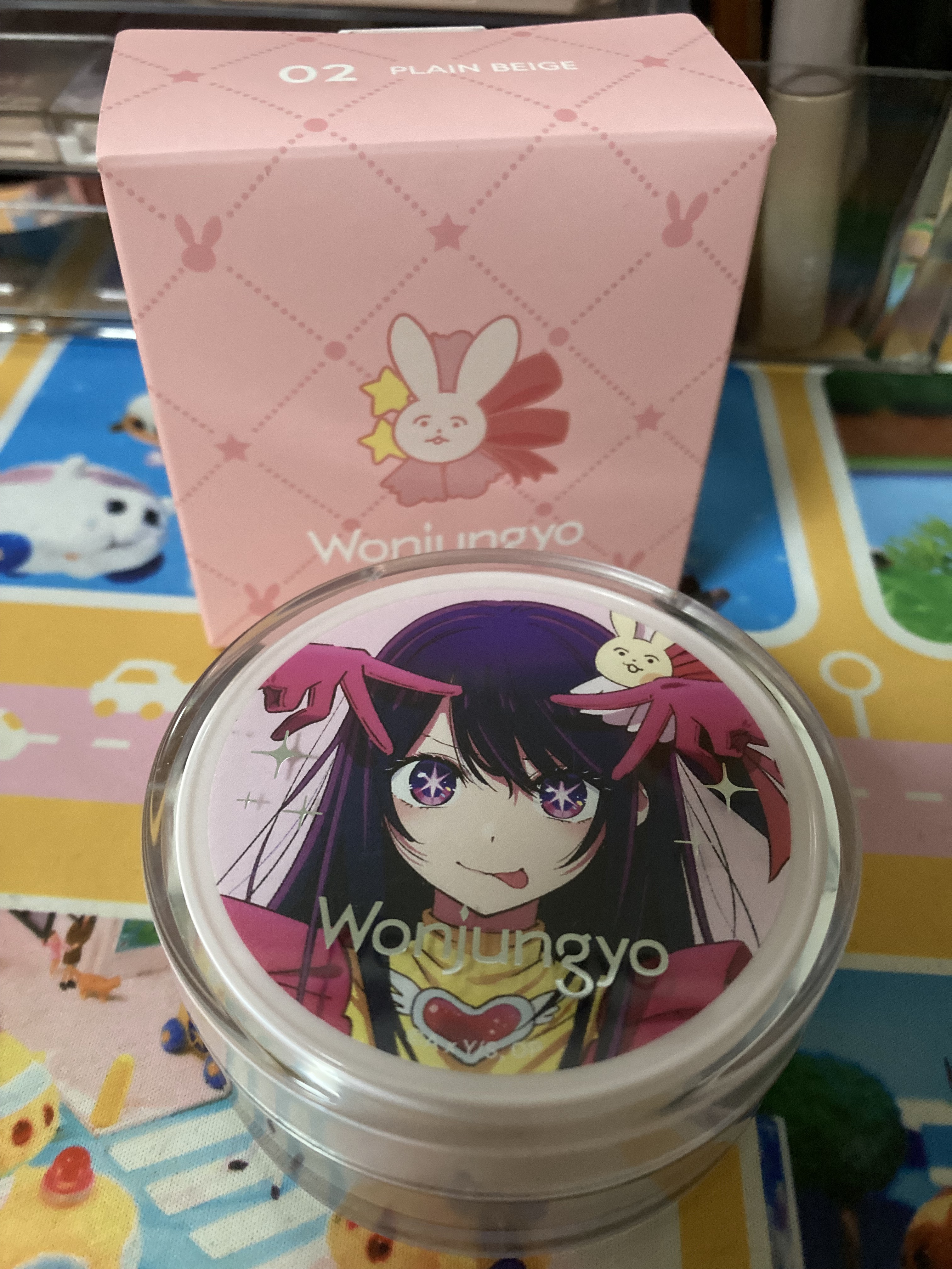 ウォンジョンヨ フィクシングブラーパウダー N 02 プレーンベージュ（推しの子限定パッケージ）/Wonjungyo/ルースパウダーを使ったクチコミ（1枚目）