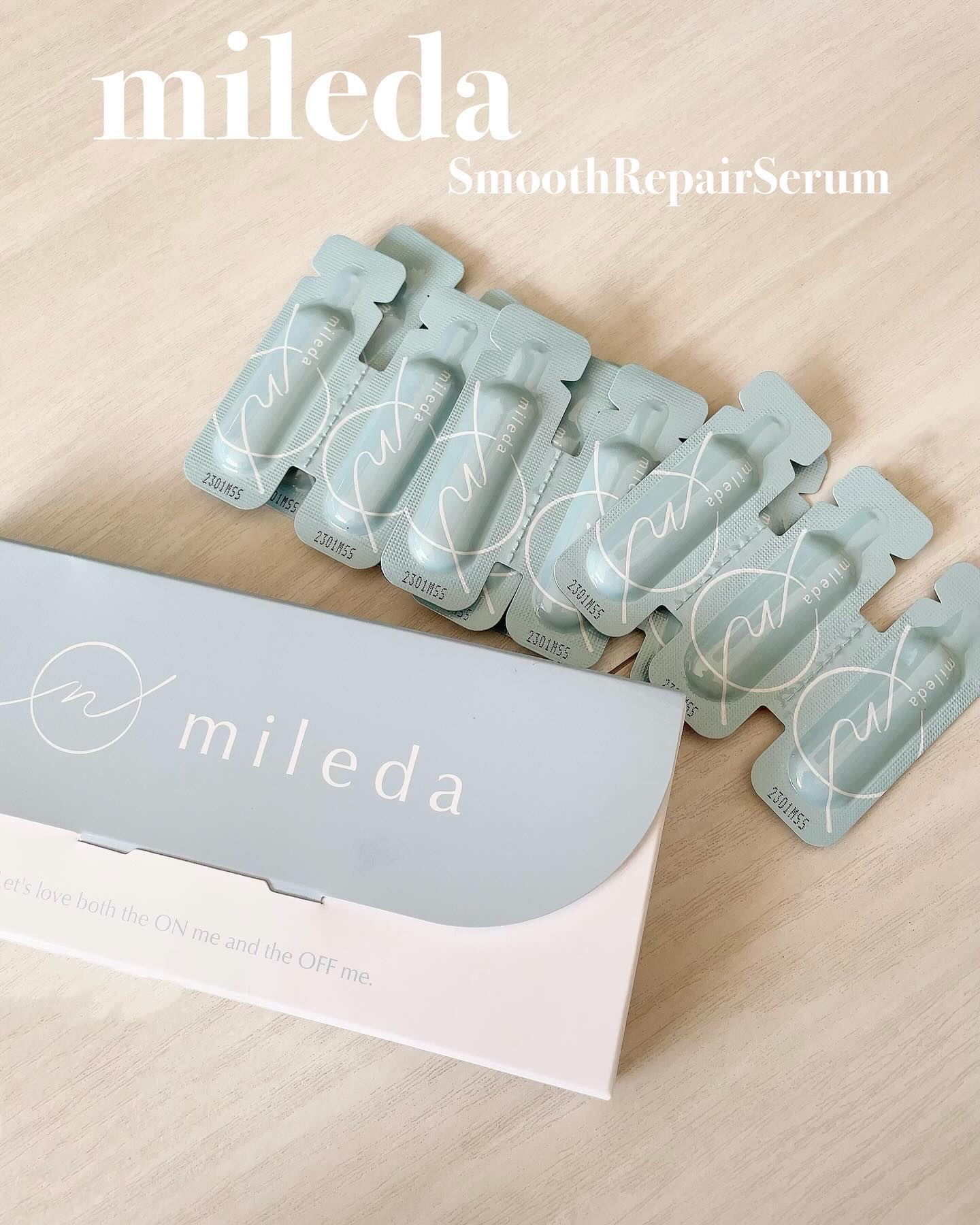 スムースリペアセラム/mileda/美容液を使ったクチコミ（1枚目）