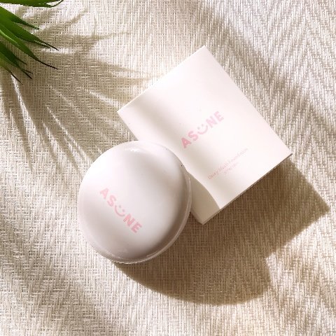 デューイーメッシュファンデーション/ASUNE /クッションファンデーションを使ったクチコミ（1枚目）