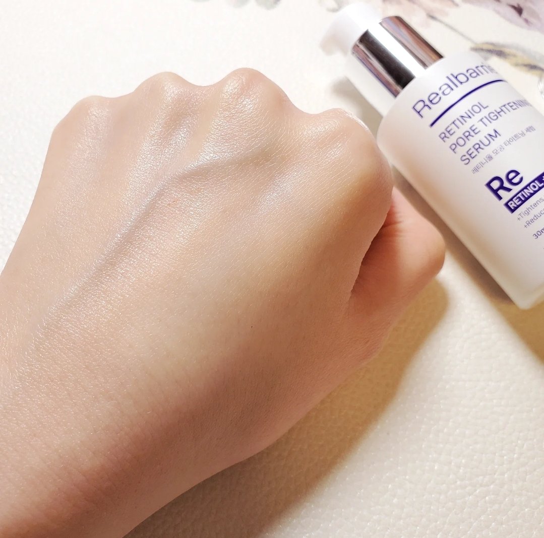 レチ二オールポアタイトニングセラム/Real Barrier/美容液を使ったクチコミ（3枚目）