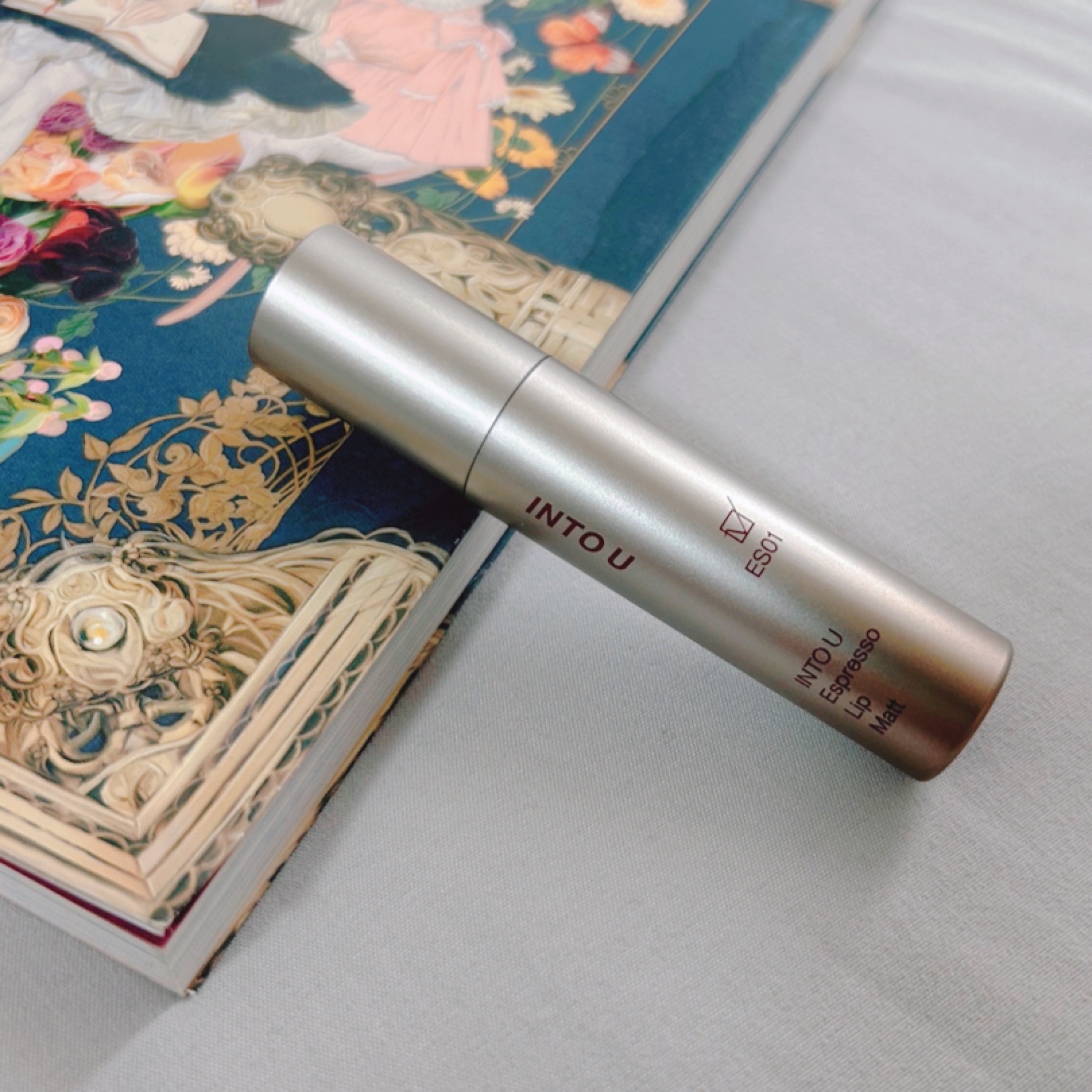エスプレッソリップマット/INTO U/口紅を使ったクチコミ（3枚目）