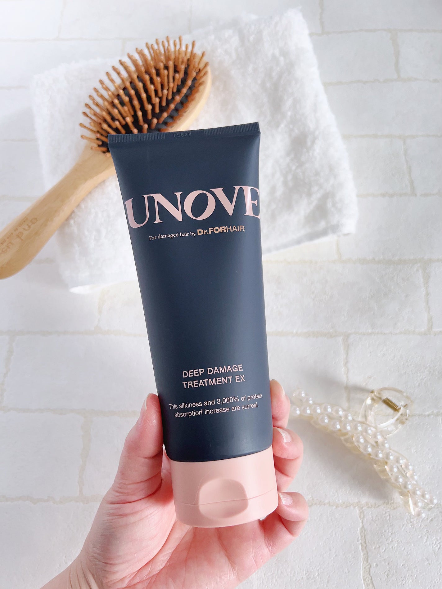 ディープダメージトリートメントEX/UNOVE/洗い流すヘアトリートメントを使ったクチコミ(2枚目)