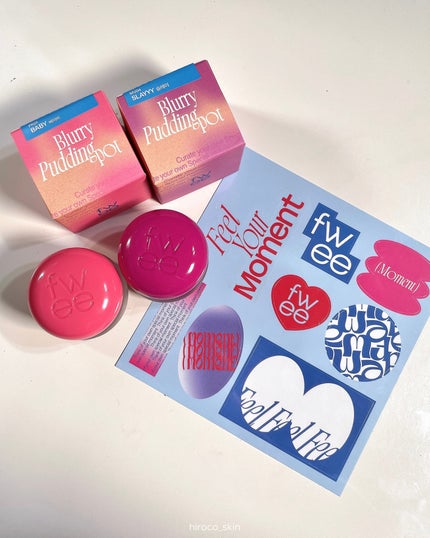 フィー リップアンドチーク ブラーリープリンポット/fwee/口紅を使ったクチコミ(10枚目)