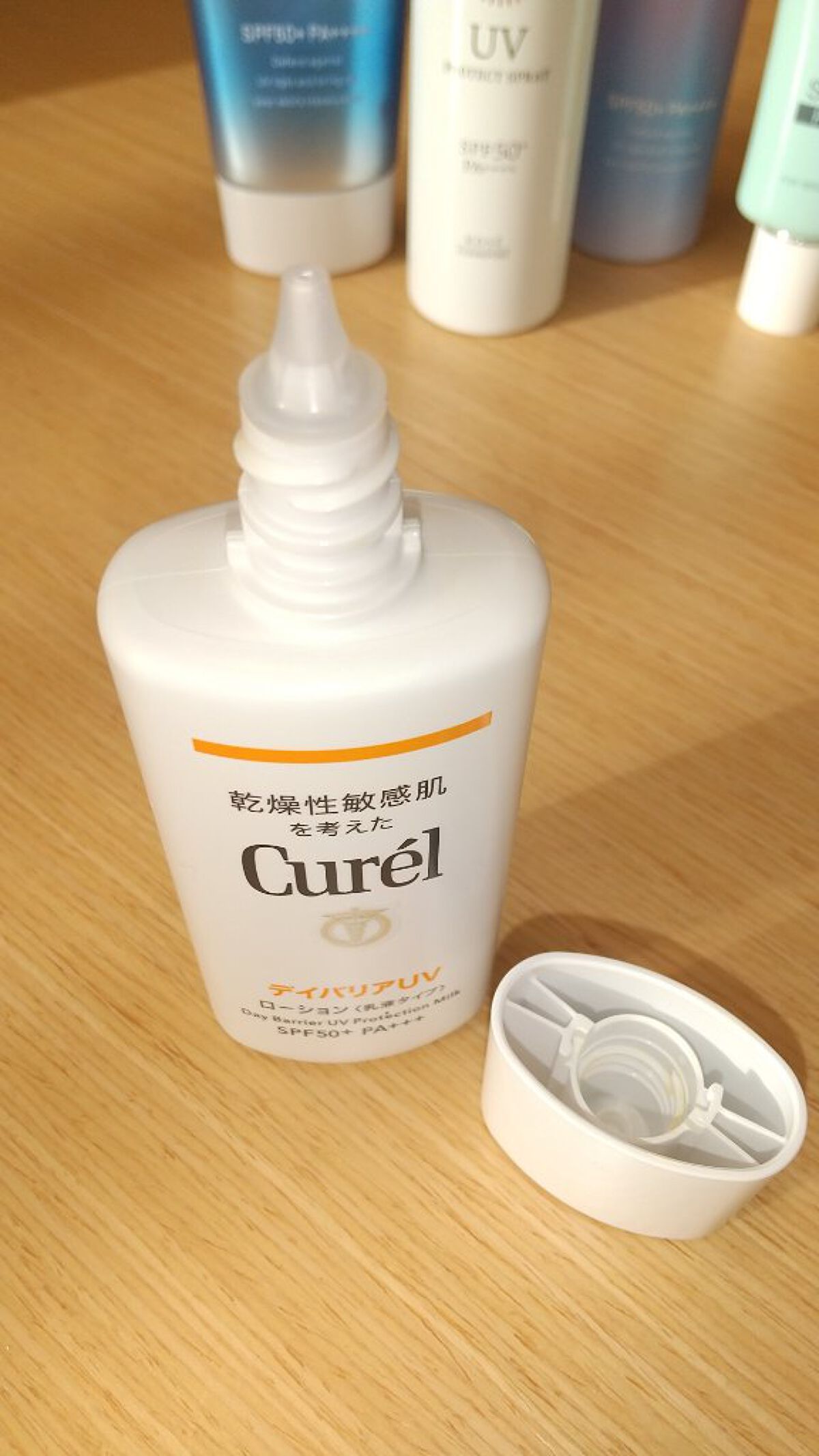 花王 キュレル  UVカット デイバリアUVローション  60ml ×5点 4901301413666.jpg