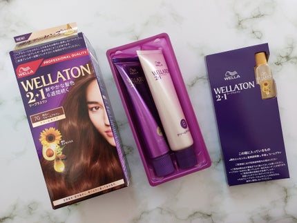 ウエラトーン ツープラスワン クリームタイプ/ウエラ/ヘアカラーを使ったクチコミ(1枚目)