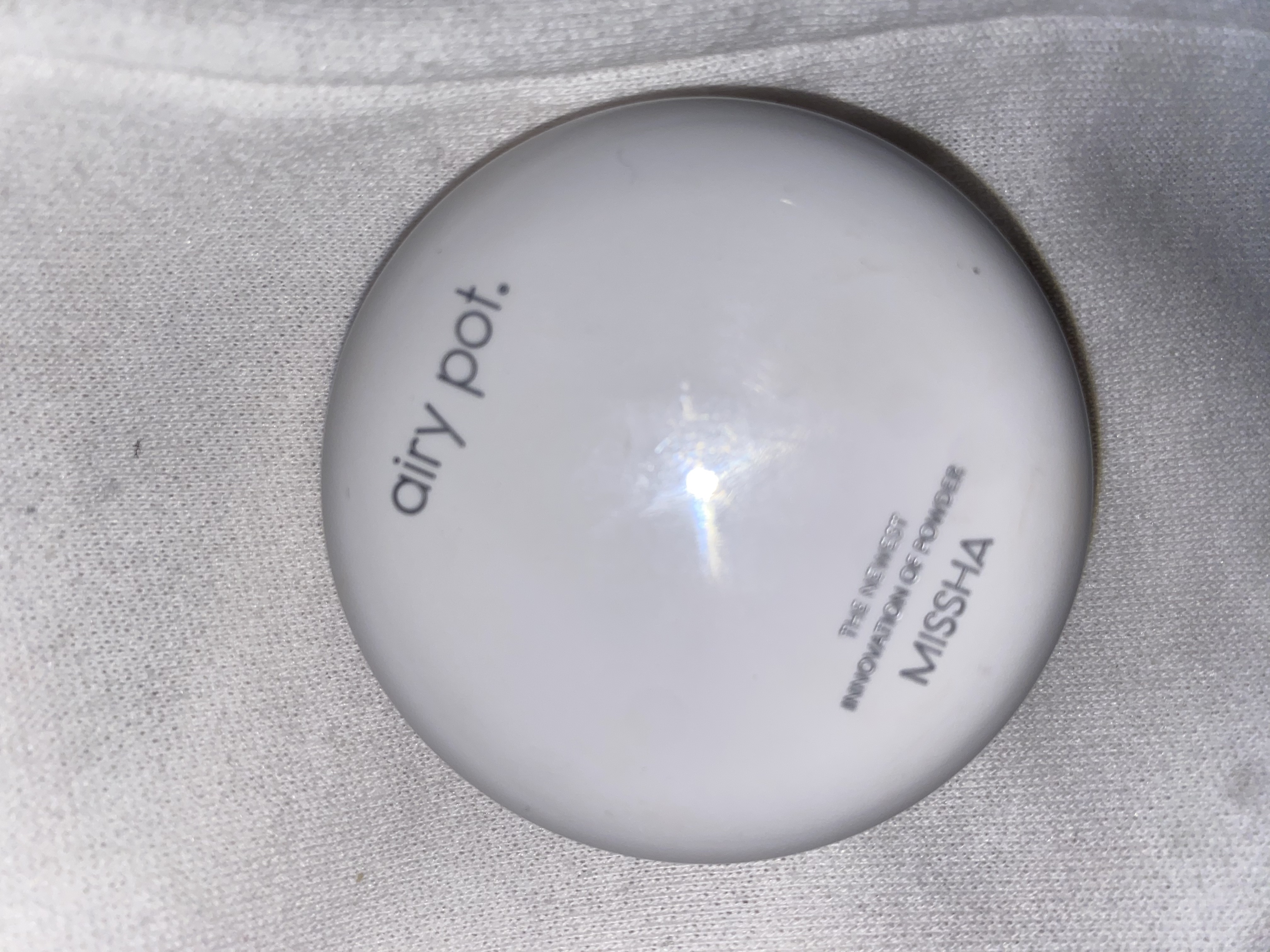 エアリーポット プレストパウダー/MISSHA/プレストパウダーを使ったクチコミ（1枚目）