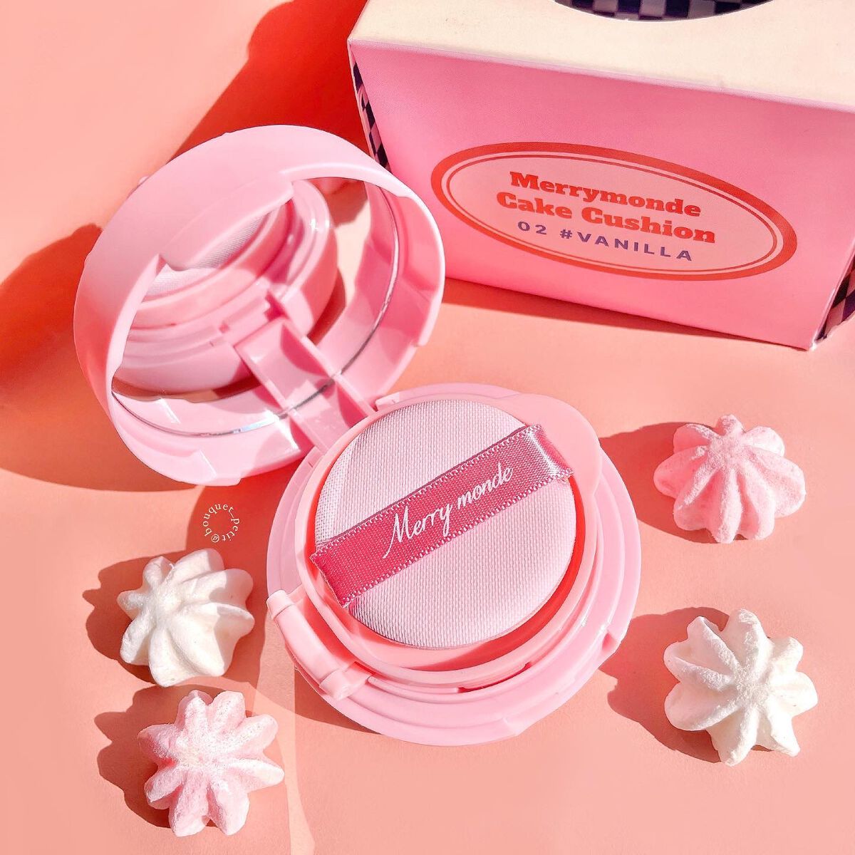 ハッピーユアデイクッション/Merrymonde/クッションファンデーションを使ったクチコミ(5枚目)