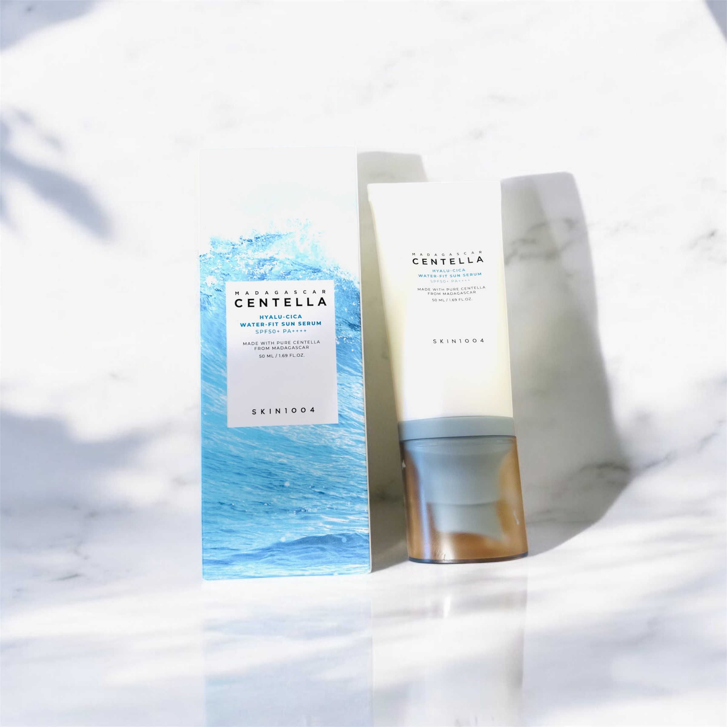 ヒアルーシカ ウォーターフィット サンセラム/SKIN1004/日焼け止めローションを使ったクチコミ（1枚目）