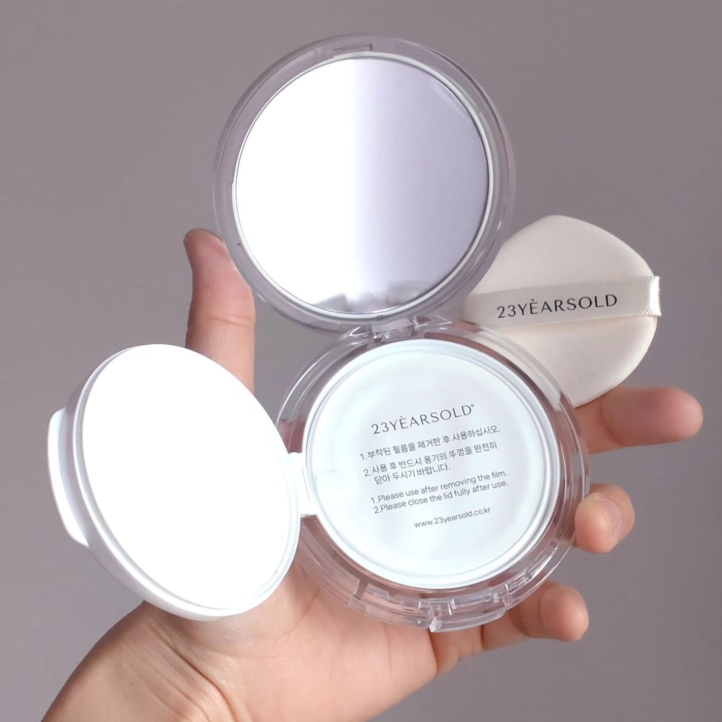 ハートリーフシーンカバークッション/23years old/クッションファンデーションを使ったクチコミ(2枚目)