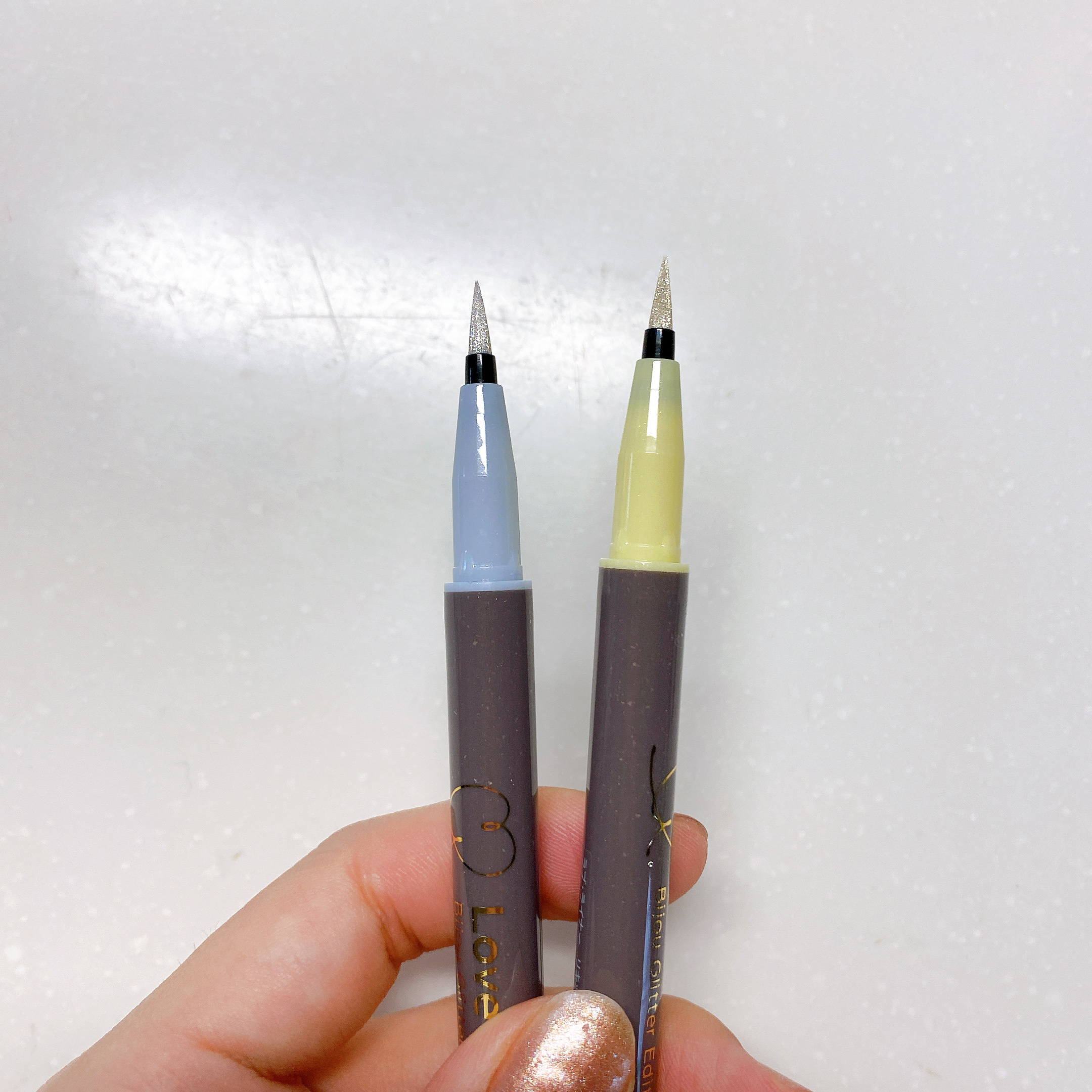 リキッドアイライナー ビジューグリッターエディション スノウシルバー/ラブ・ライナー/リキッドアイライナーを使ったクチコミ（3枚目）