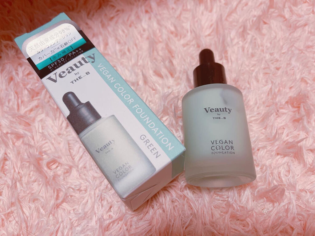 ヴィーガン カラーファンデーション/Veauty by THE_B/リキッドファンデーションを使ったクチコミ（2枚目）