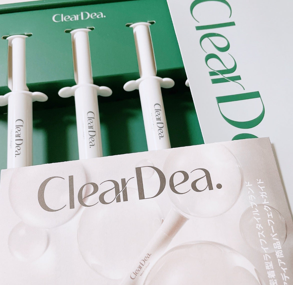 ミューシンコラーゲンボリューミングクリームアンプル/ClearDea./美容液を使ったクチコミ(5枚目)