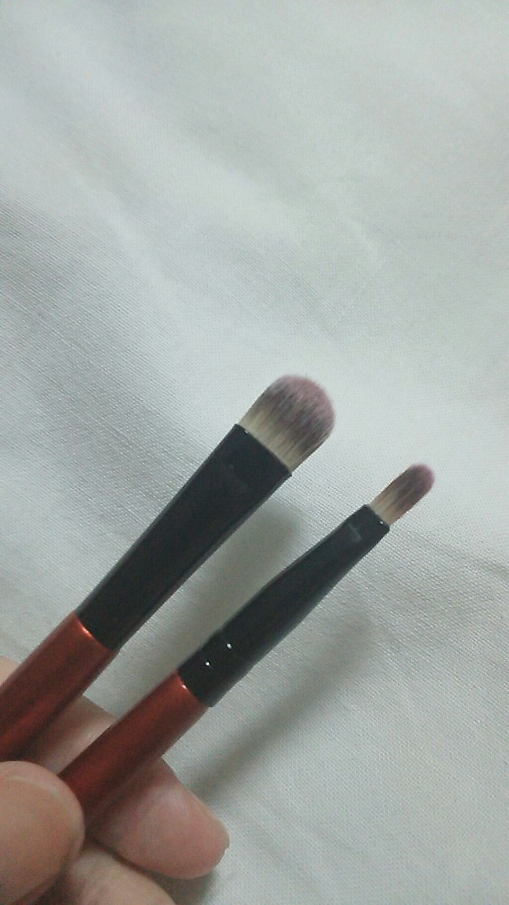 春姫 アイライナーブラシ/DAISO/メイクブラシを使ったクチコミ（2枚目）