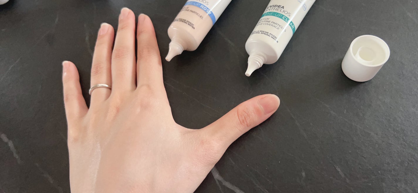 UVイデア XL プロテクショントーンアップ ローズ/ラ ロッシュ ポゼ/日焼け止めクリームを使ったクチコミ(6枚目)