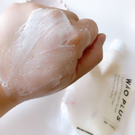 skinmarche WAOPLUS プラントベースミルクブースターマスク/ブレーンコスモス/洗い流すパック・マスクを使ったクチコミ(5枚目)
